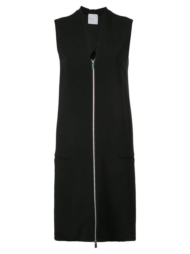 Rosetta Getty zipper front shift dress - Black
