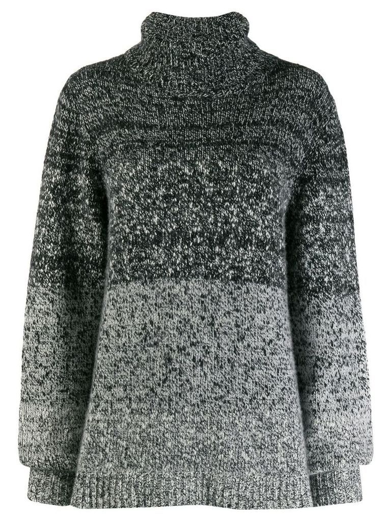Dusan gradient knit jumper - Black