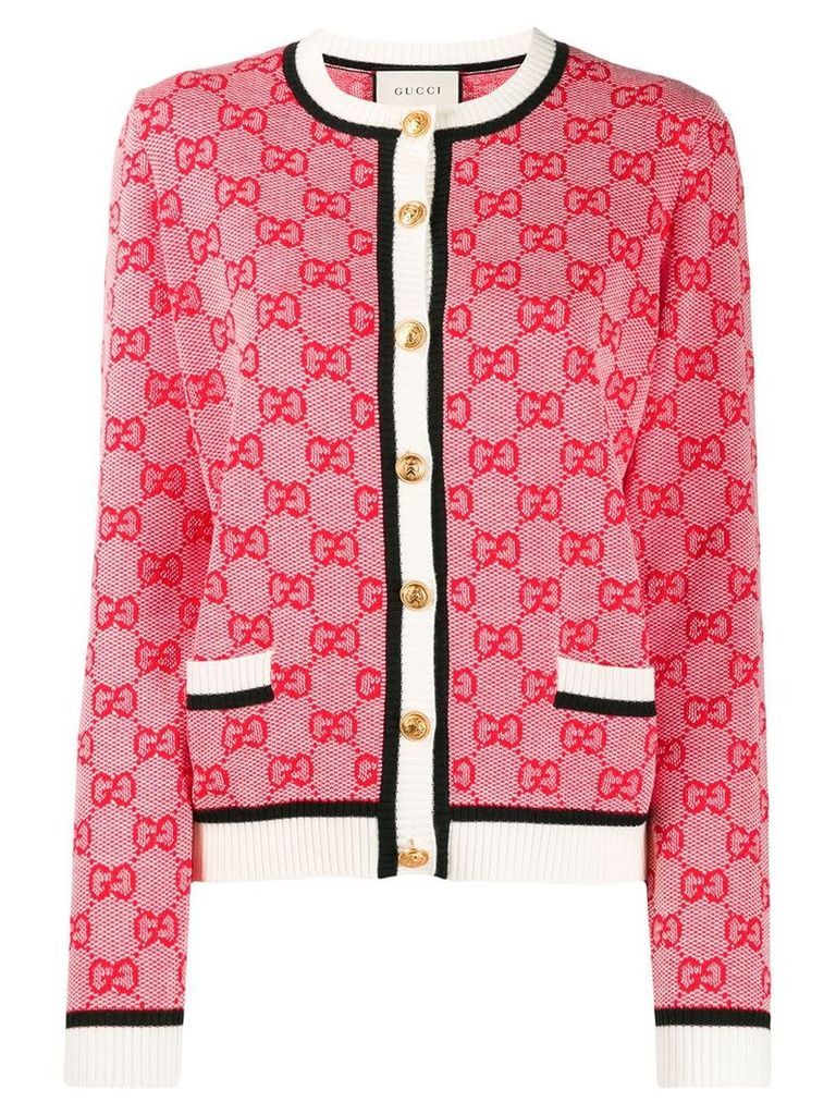 Gucci GG knit cardigan - Red