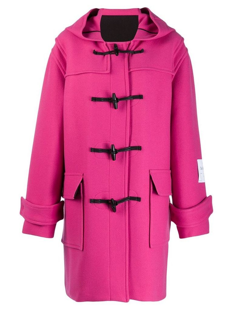 MSGM hooded duffle coat - PINK