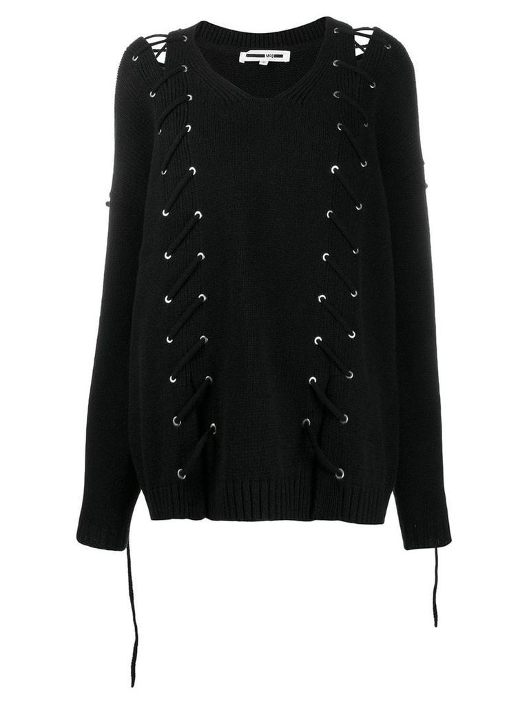 McQ Alexander McQueen stitch jumper - Black
