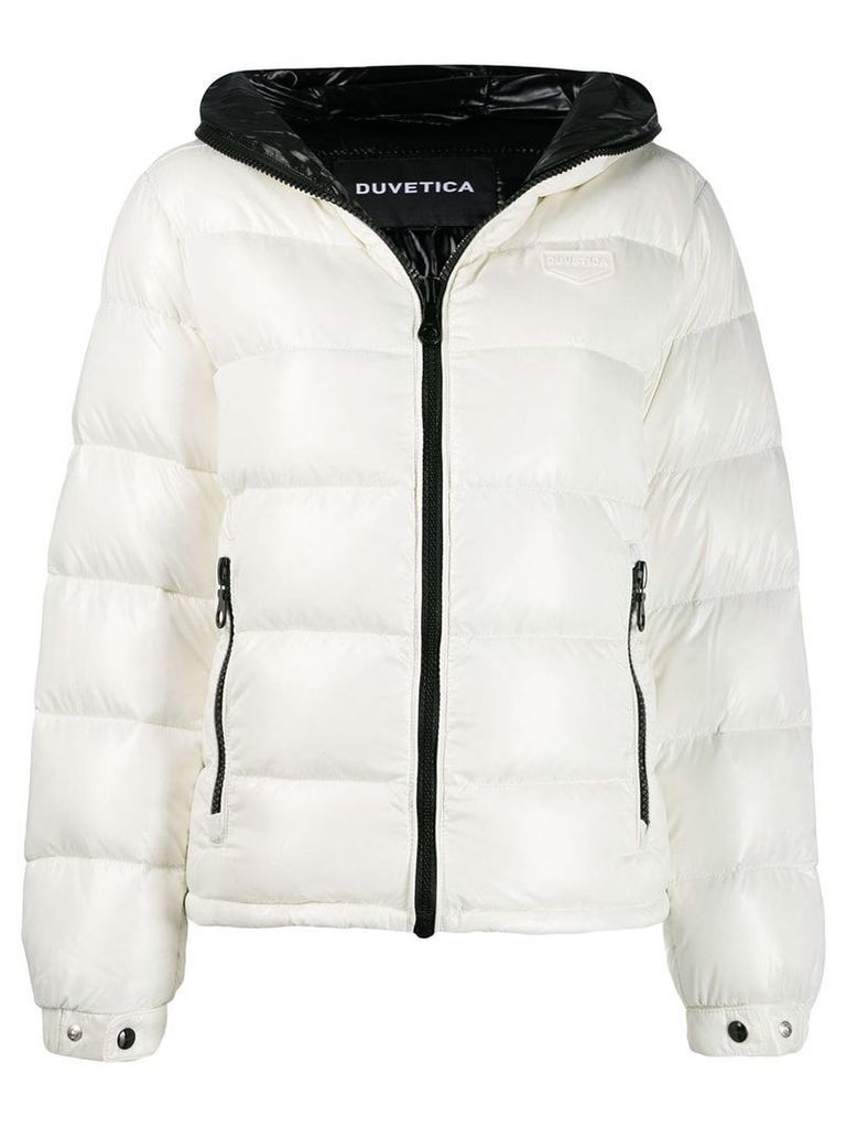 Duvetica hooded padded jacket - White