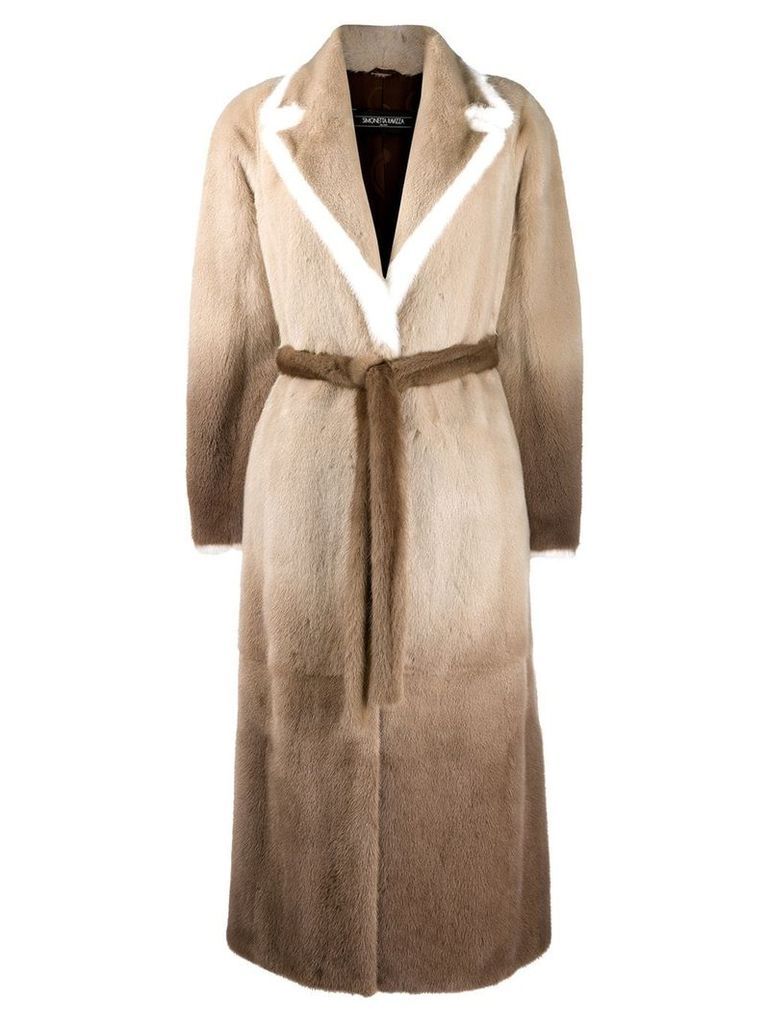 Simonetta Ravizza oversized coat - Brown