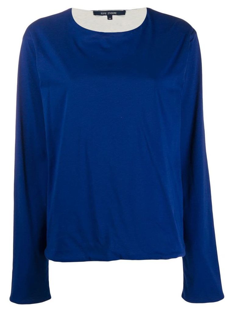 Sofie D'hoore lightweight sweatshirt - Blue
