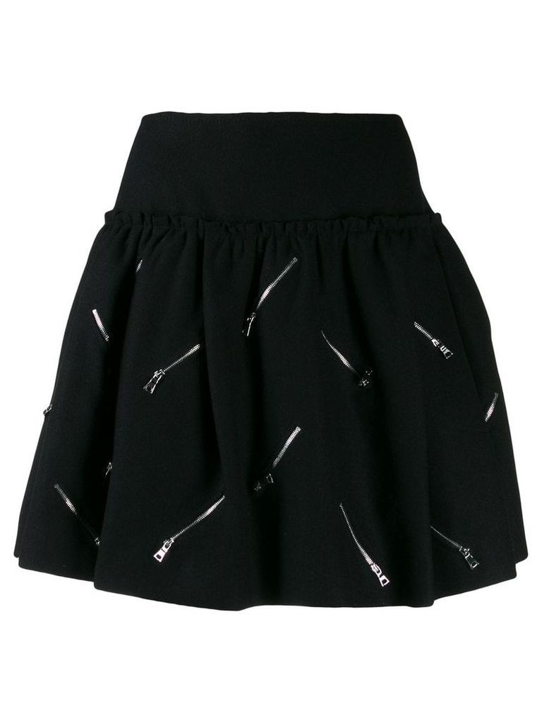 Marc Jacobs zip embellishment skirt - Black