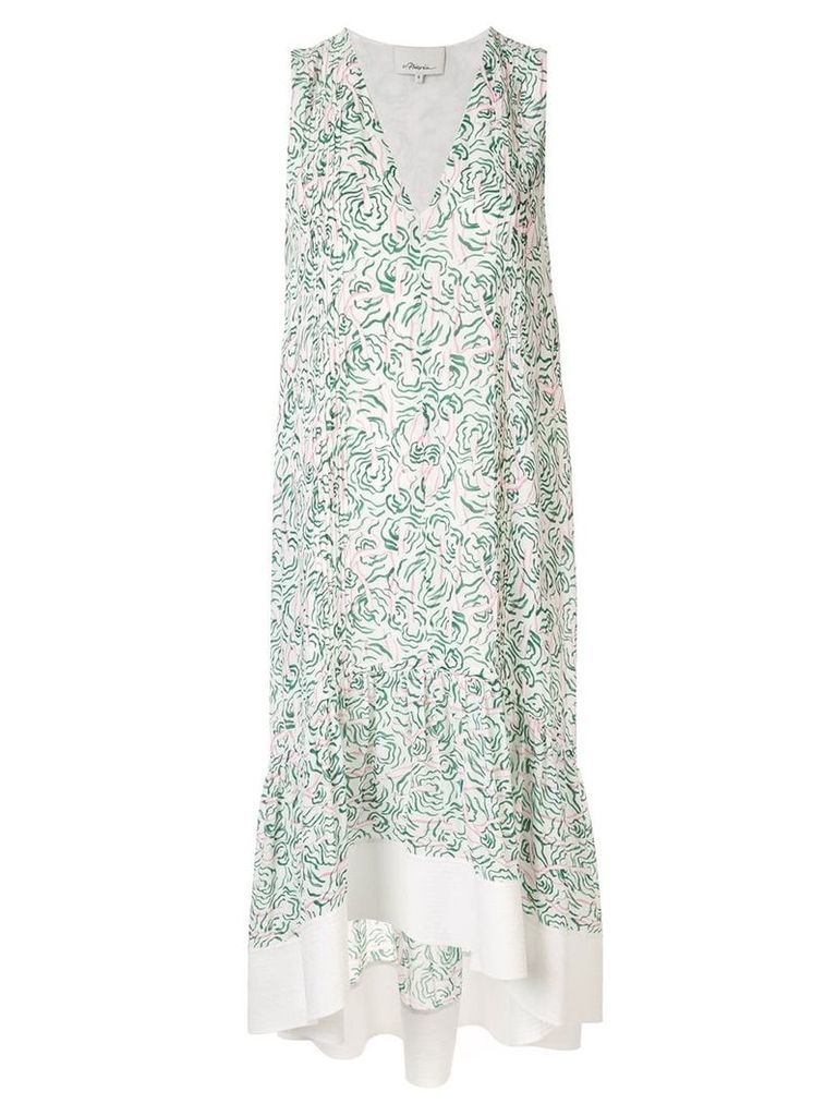 3.1 Phillip Lim Printed Sleeveless Dress - White