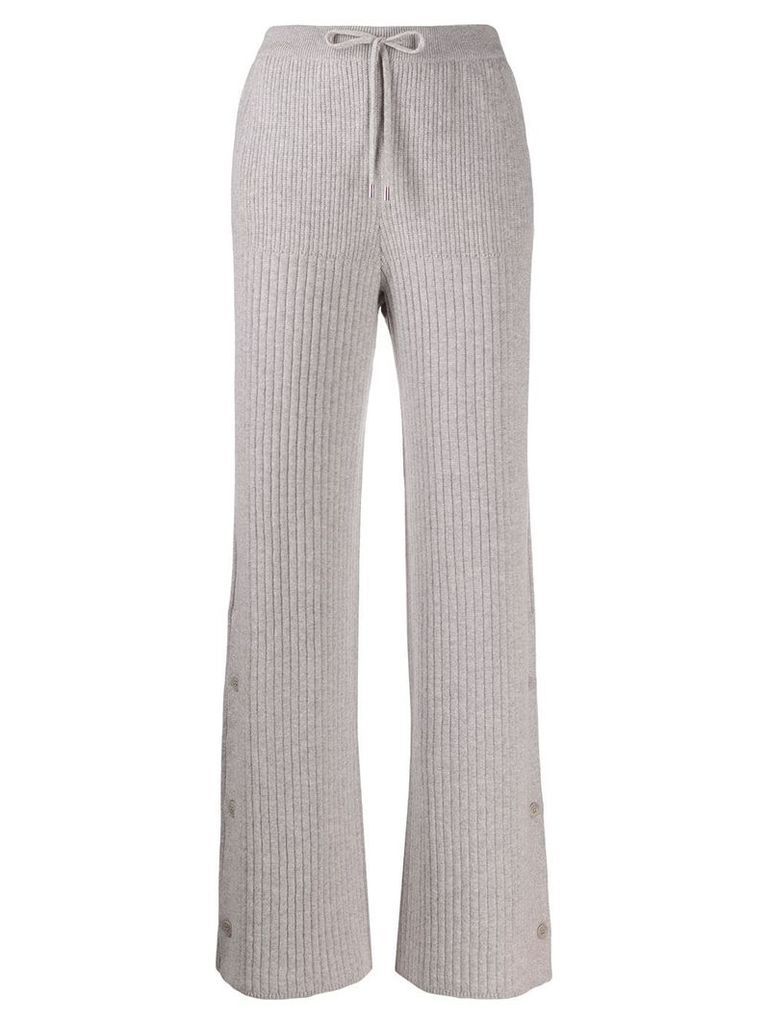 Loro Piana knitted track pants - Grey