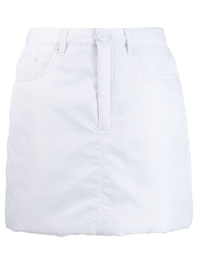 Mm6 Maison Margiela padded straight skirt - White