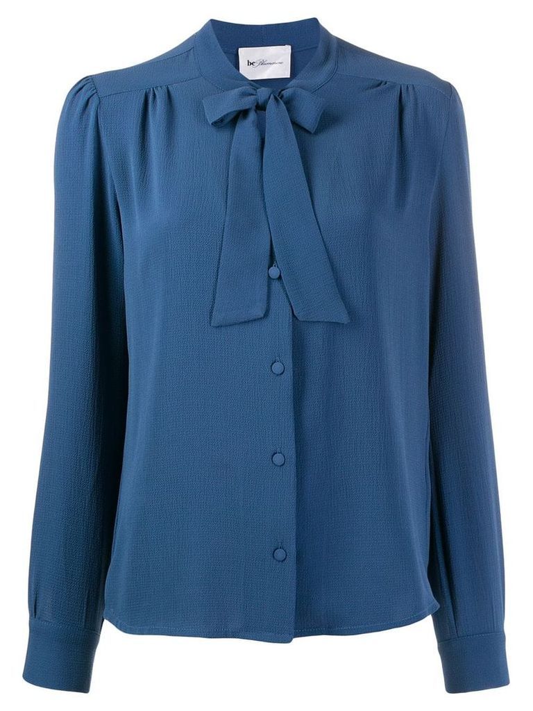 be blumarine pleated shirt - Blue