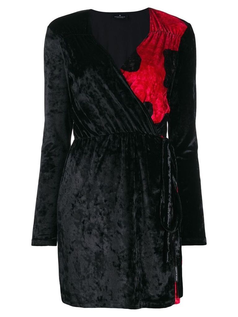 Marcelo Burlon County of Milan chenille camouflage dress - Black