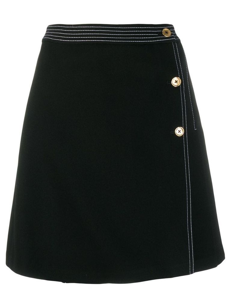 Tory Burch A-line short skirt - Black