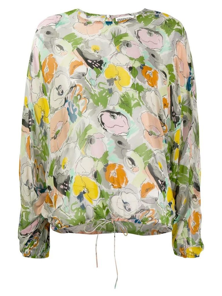 Essentiel Antwerp floral print blouse - NEUTRALS