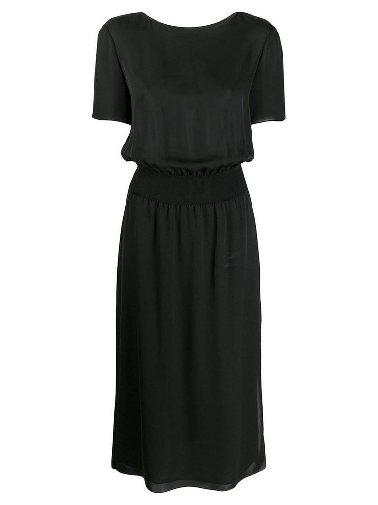 Theory fitted midi dress - Black