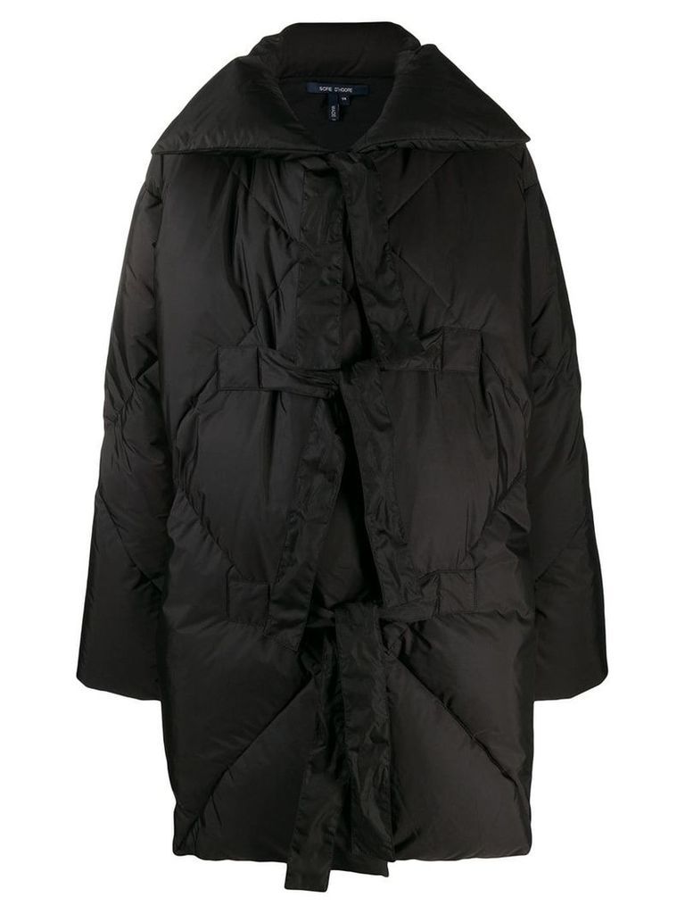 Sofie D'hoore oversized padded coat - Black