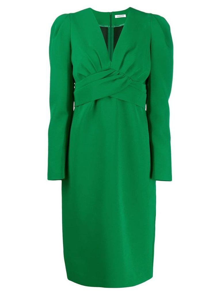 P.A.R.O.S.H. pleated cross dress - Green