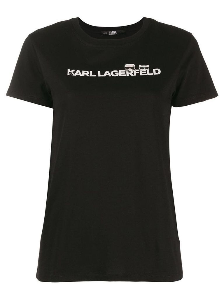 Karl Lagerfeld Ikonik logo T-shirt - Black