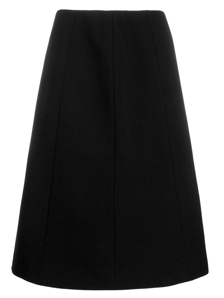 Maison Margiela stretch fit flared A-line skirt - Black