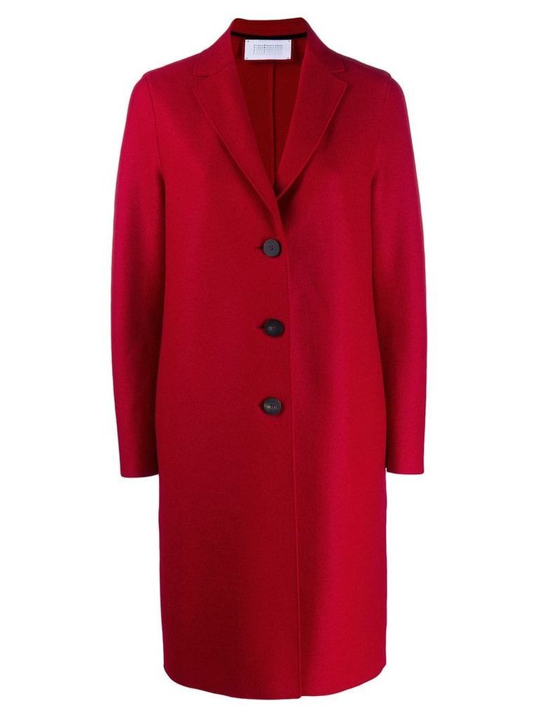 Harris Wharf London single-breasted coat - Red