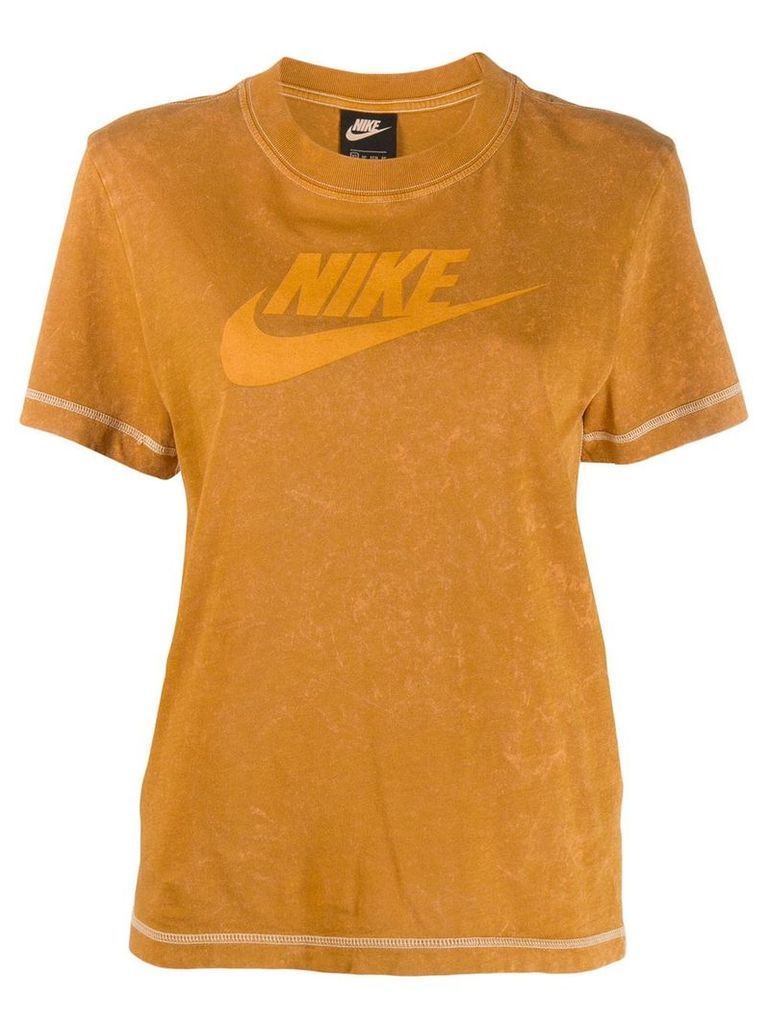 Nike printed logo T-shirt - ORANGE