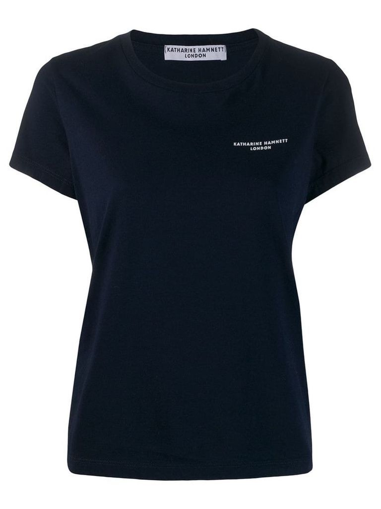 Katharine Hamnett London classic logo T-shirt - Blue