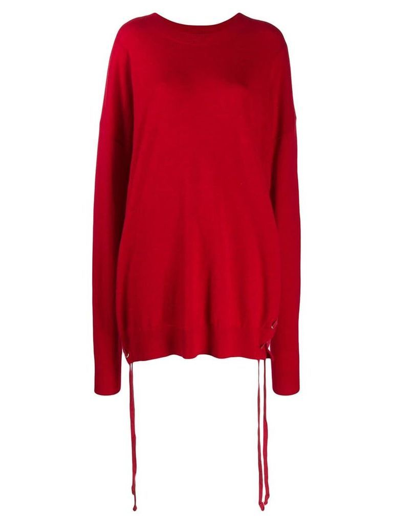 Faith Connexion oversized jumper - Red