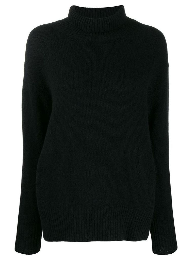 Allude cashmere turtleneck sweater - Black