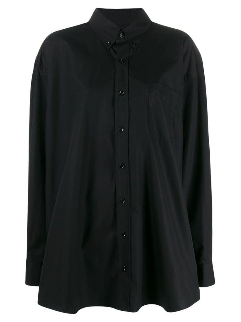 Maison Margiela oversized button down shirt - Black
