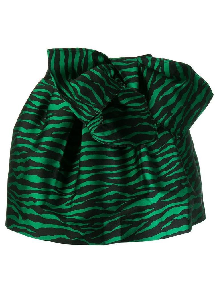 P.A.R.O.S.H. zebra print skirt - Green