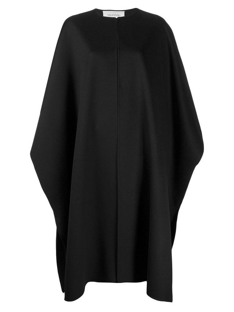 Valentino midi oversized cape - Black