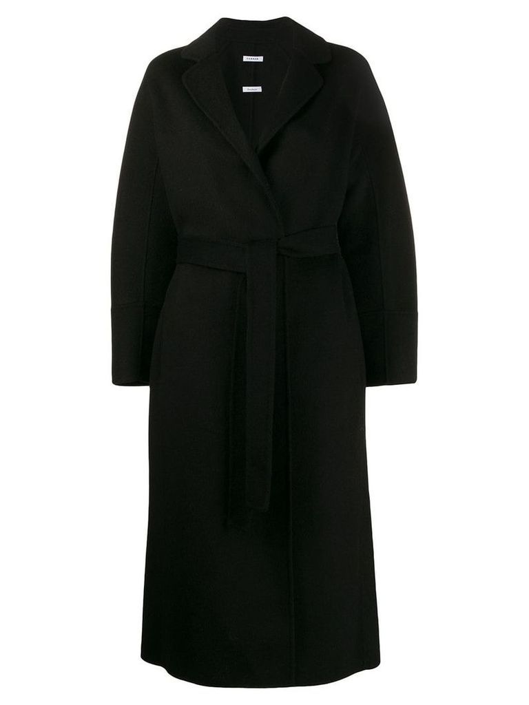 P.A.R.O.S.H. belted coat - Black