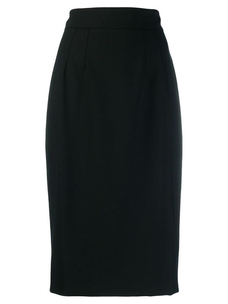 Dolce & Gabbana straight fit knee-length skirt - Black