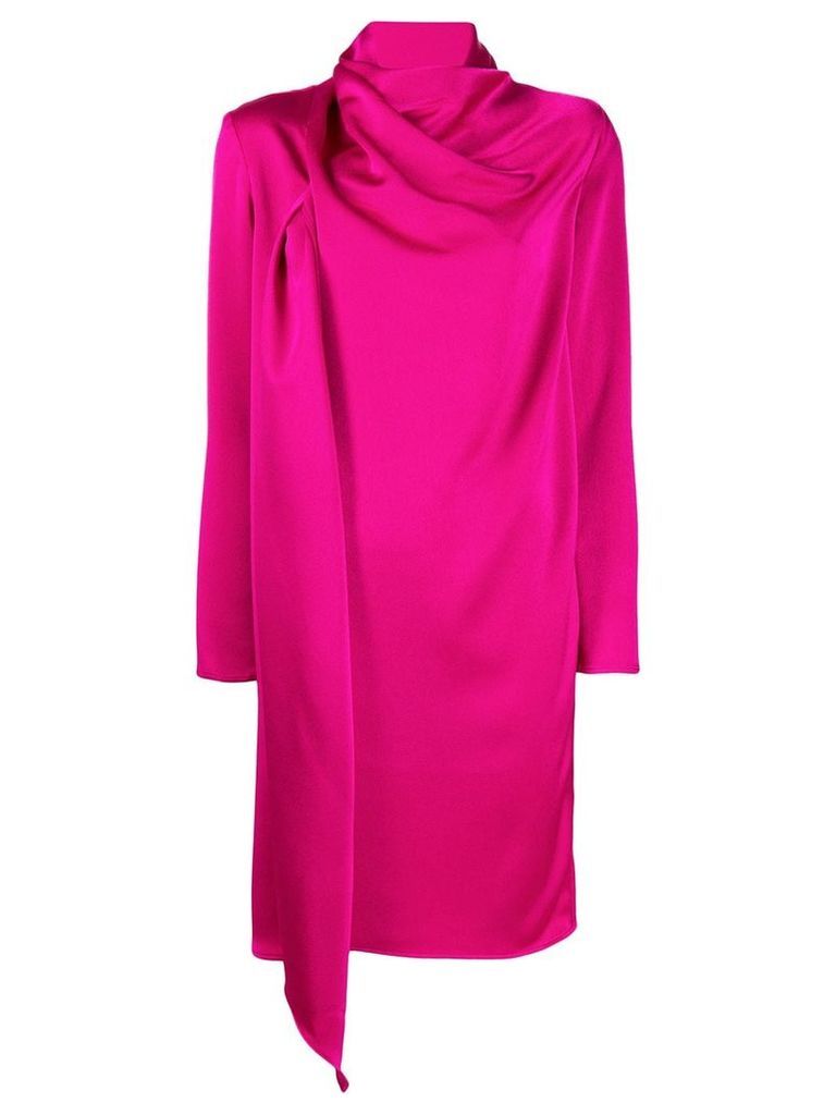 Gianluca Capannolo draped dress - PINK