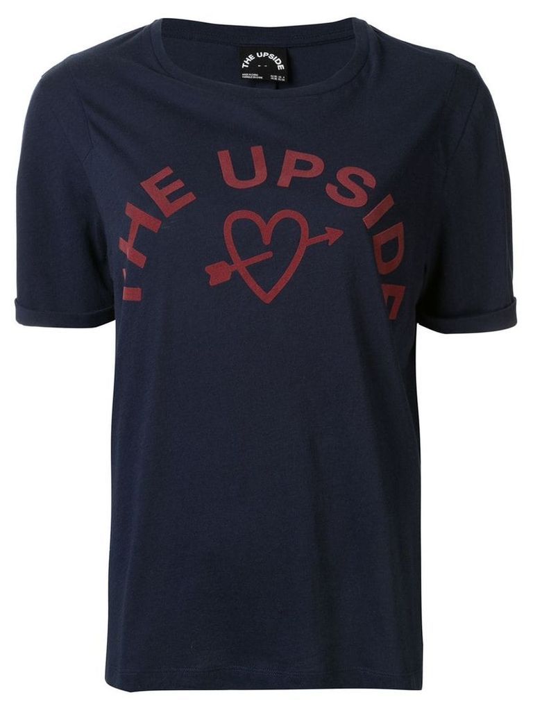 The Upside logo printed T-shirt - Blue