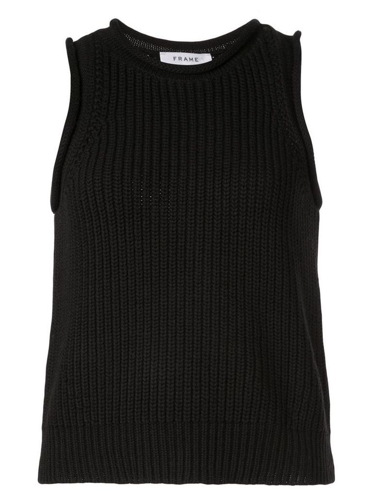 FRAME knitted tank top - Black