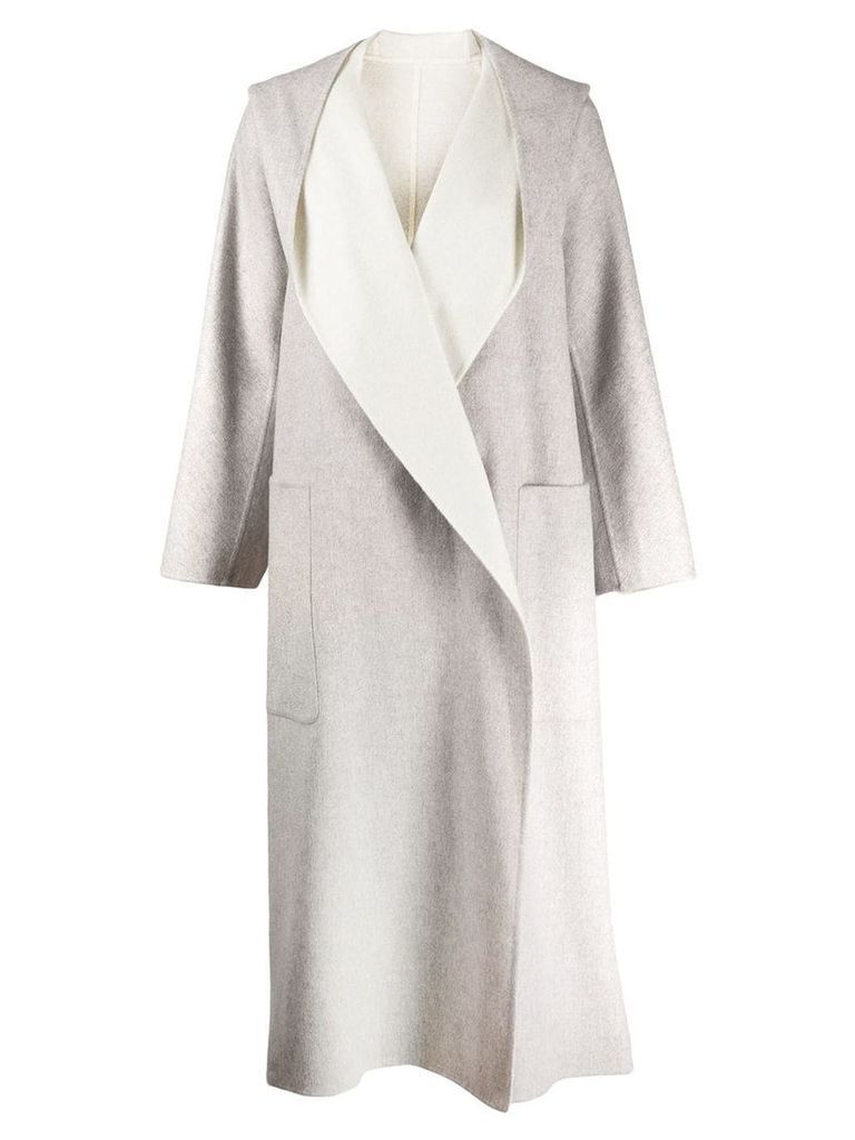 Agnona oversized cashmere coat - Grey
