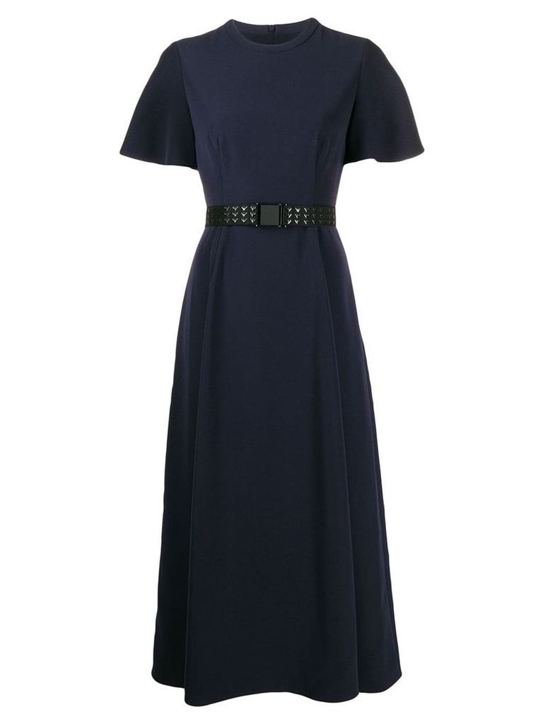 Emporio Armani belted T-shirt dress - Blue