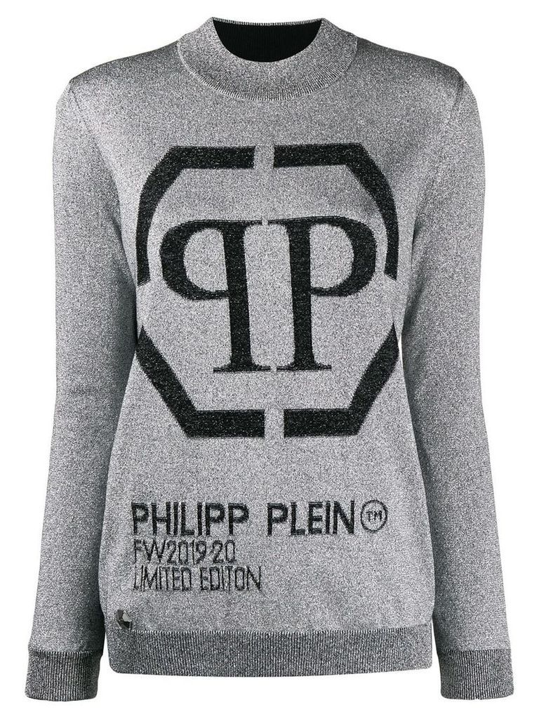 Philipp Plein round neck pullover - SILVER
