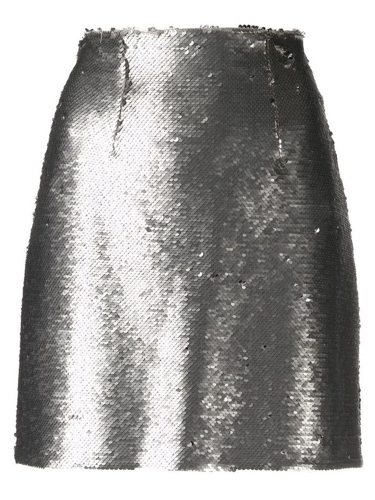 Pinko fitted sequin skirt - Grey