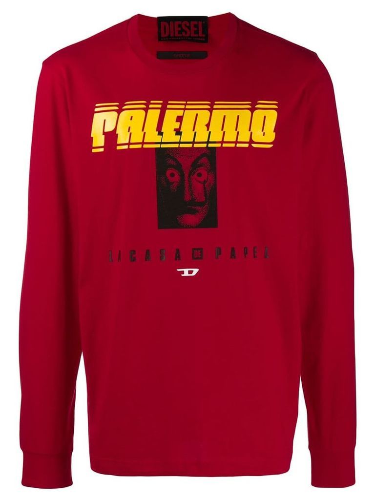 Diesel printed sweater - Red