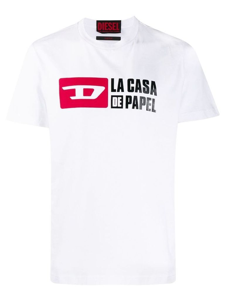 Diesel classic logo T-shirt - White