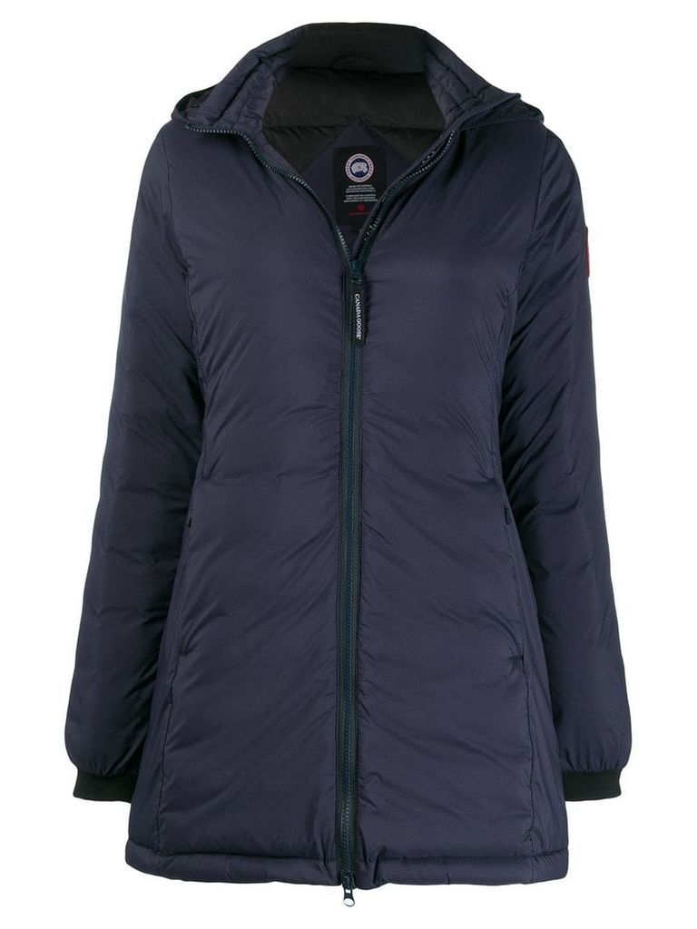 Canada Goose hooded quilted coat - Blue