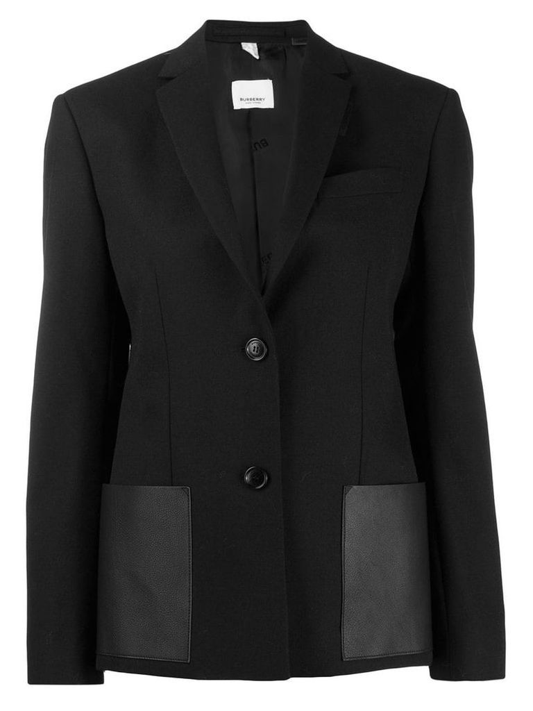 Burberry single-breasted tailored blazer - Black