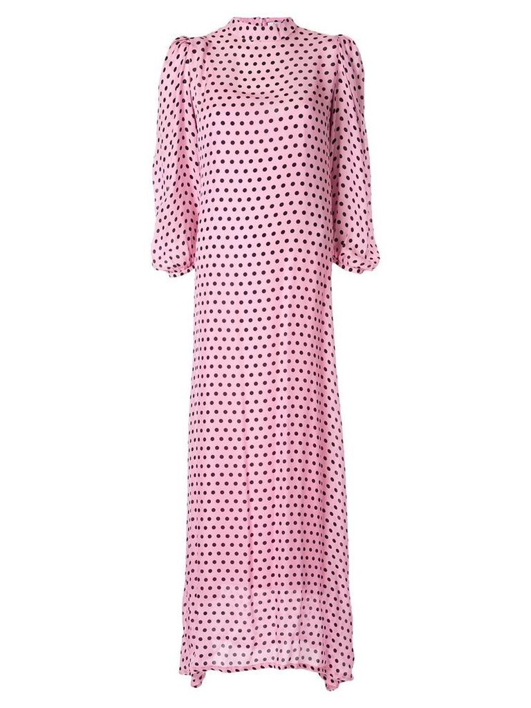 Olivia Rubin polka dot print dress - Pink