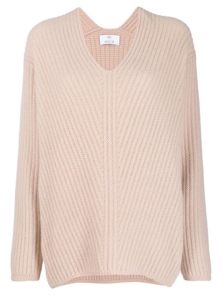 Allude relaxed jumper - Neutrals