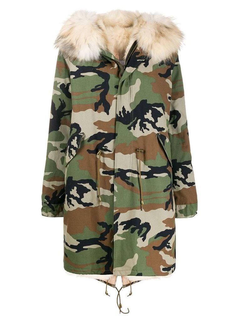 Furs66 camouflage parka - Green