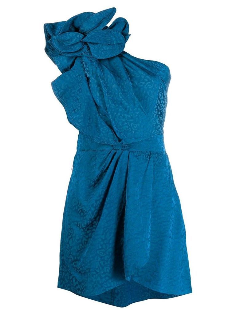 Johanna Ortiz Opponent Interpretation one-shoulder dress - Blue