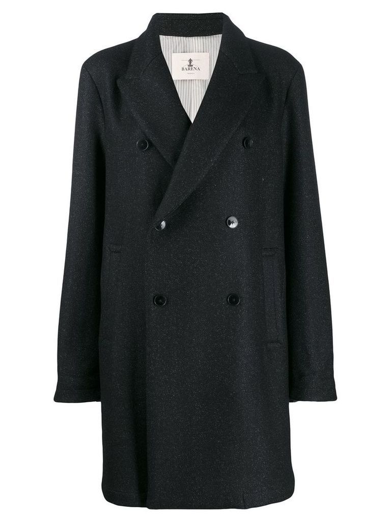 Barena double breasted coat - Black