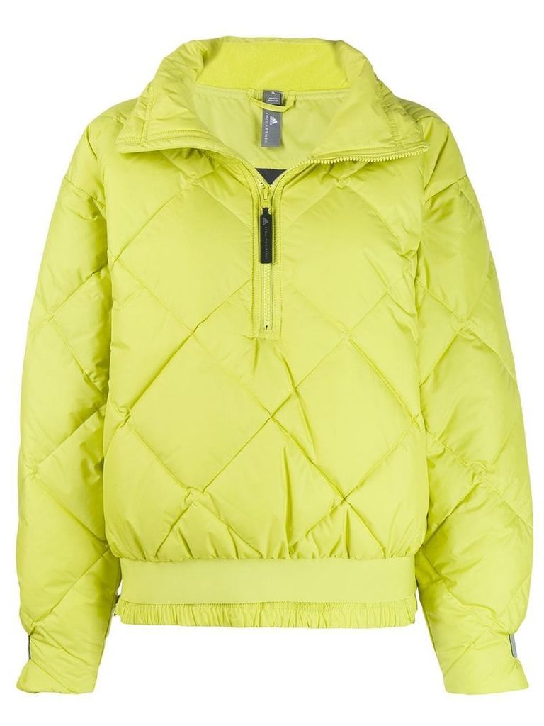 adidas by Stella McCartney diamond quilted jacket - Green