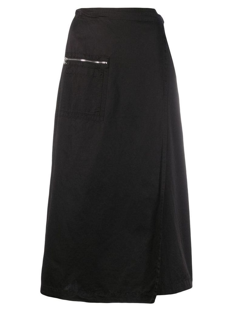 Our Legacy zipped pocket wrap skirt - Black