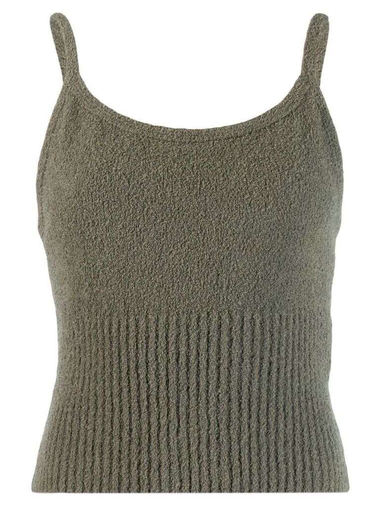 Our Legacy ribbed cami top - Green